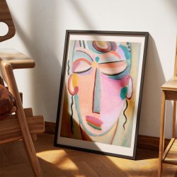 Meditation - Kunstplakat af Alexej von Jawlensky fra 1918