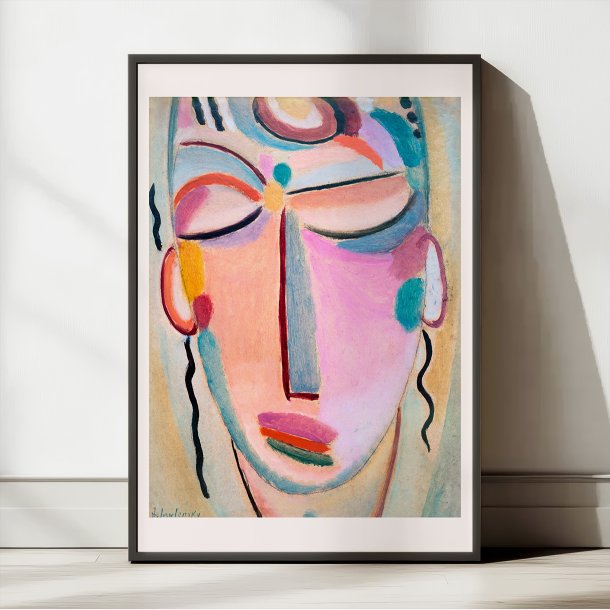 Meditation - Kunstplakat af Alexej von Jawlensky fra 1918