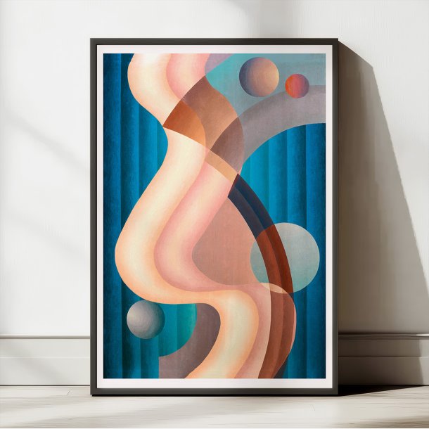 Composition No. 6 - Moderne kunstplakat fra 1939