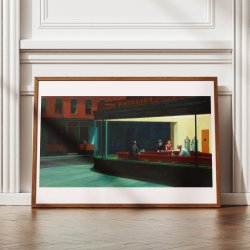 Nighthawks - Maleri af Edward Hopper fra 1942