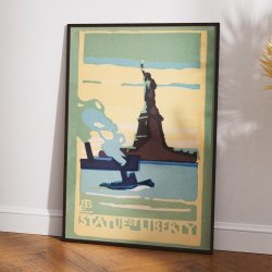 Frihedsgudinden - New York plakat fra 1916