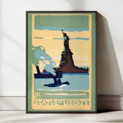 Frihedsgudinden - New York plakat fra 1916