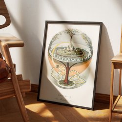 Yggdrasil - Livets tr� i nordisk mytologi fra 1859