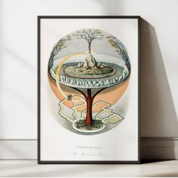 Yggdrasil - Livets tr� i nordisk mytologi fra 1859