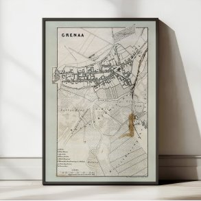 Gren Bykort 1865 - Plakat