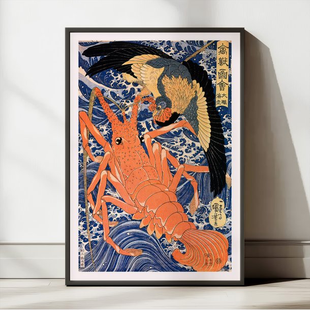 Hummer - Japansk tr�snit af Utagawa Kuniyoshi