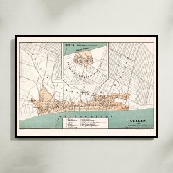 Skagen Bykort 1875