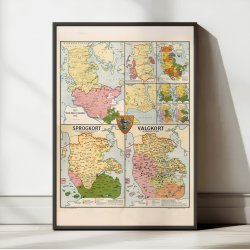 Kort over S�nderjylland 1913 - Historisk og nationalt kort