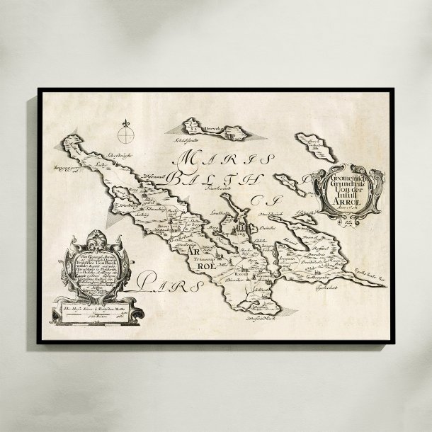 �r� 1648 - Historisk kort af Johannes Mejer