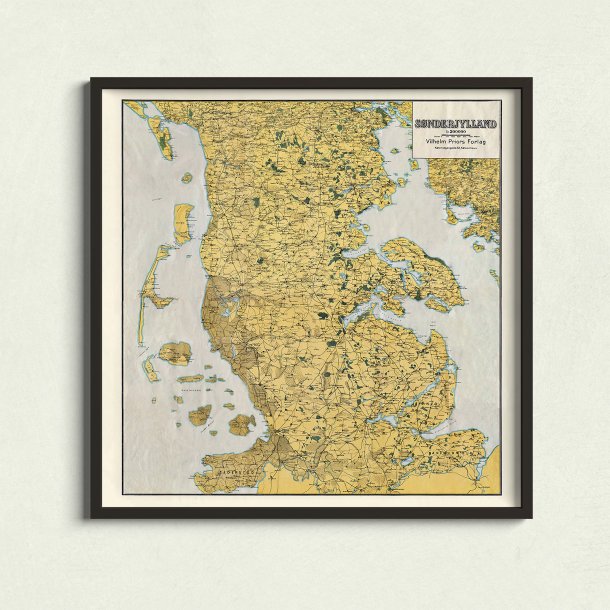 S�nderjylland 1859 - Priors historiske kort
