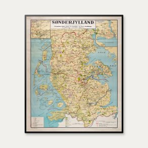 S�nderjylland - Geografisk anskuelsesbillede af Aage Andersen
