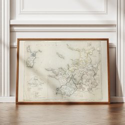 Holbk Amt 1824 - Hessel - Plakat