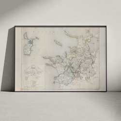 Holbk Amt 1824 - Hessel - Plakat