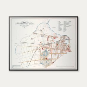 Frederiksberg Sogn 1957 - Historisk matrikelkort