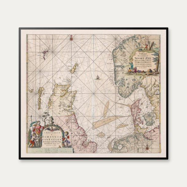 Nords�en 1690 - Historisk s�kort af Johannes van Keulen