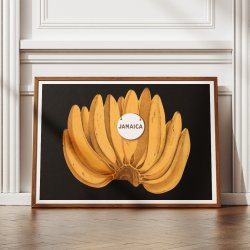 Jamaica - Vintage reklameplakat med bananer fra 1920