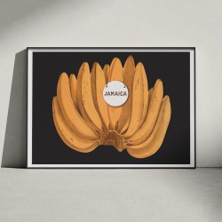 Jamaica - Vintage reklameplakat med bananer fra 1920