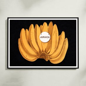 Jamaica - Vintage reklameplakat med bananer fra 1920
