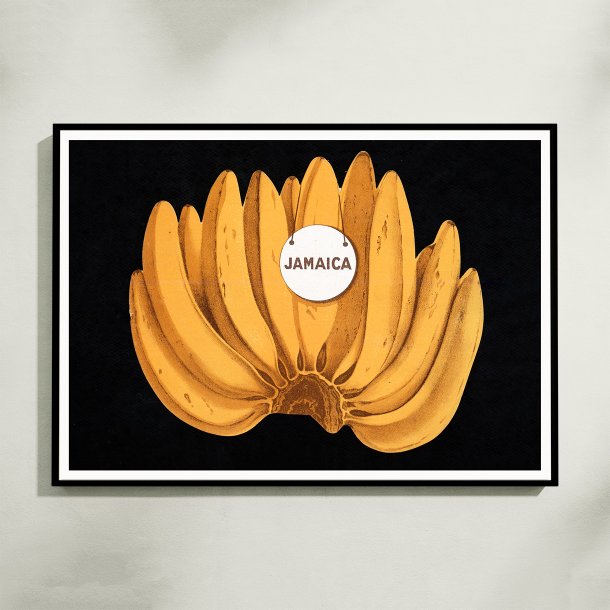 Jamaica - Vintage reklameplakat med bananer fra 1920