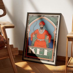 KEF orientalsk Cigaret 1924 - Norsk reklameplakat