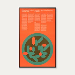 MIT Biology Graduate Program 1967 - Plakat af Dietmar Winkler