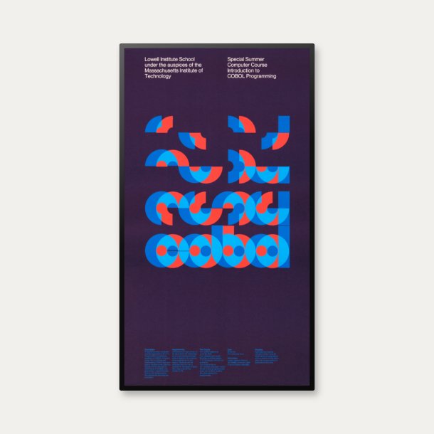 COBOL 1969 - Retro teknologi plakat af Dietmar Winkler