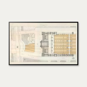 Central Personbaneg�rd ved K�benhavn 1892 - Historisk jernbaneplan