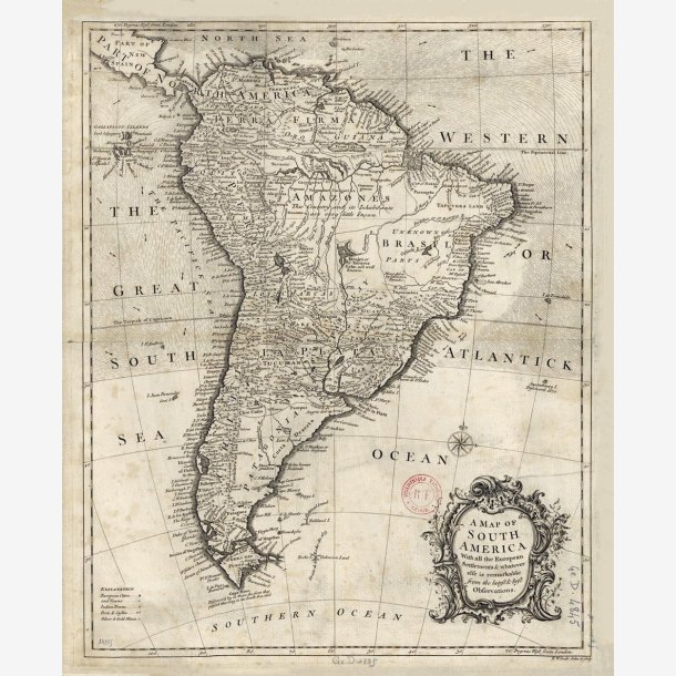Sydamerika 1750 - Richard William Seale