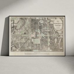 Frederiksberg Have &amp; Sndermarken 1814