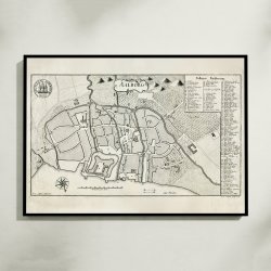 Aalborg 1768 - Historisk bykort