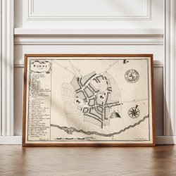 Varde 1768 - Historisk bykort