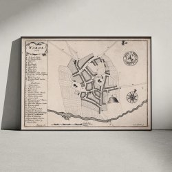 Varde 1768 - Historisk bykort