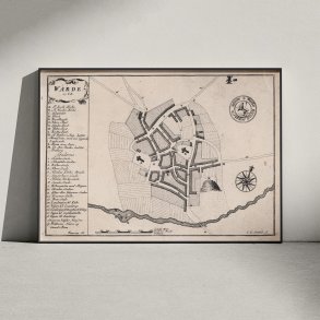 Varde 1768 - Historisk bykort