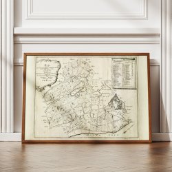 Gentofte og Vangede 1770 - Bndergrde og skove