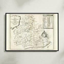 Gentofte og Vangede 1770 - Bndergrde og skove