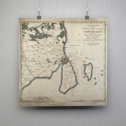 Kbenhavn 1807 - Britisk militrkort