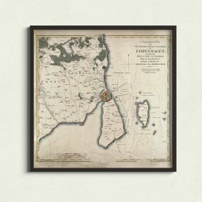 Kbenhavn 1807 - Britisk militrkort