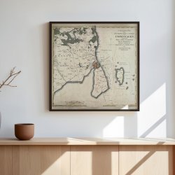 Kbenhavn 1807 - Britisk militrkort