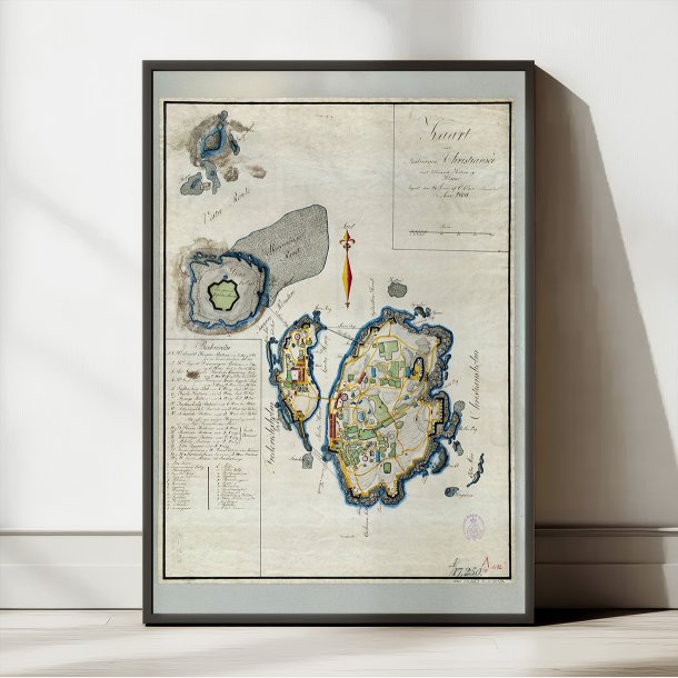 Fstningen Christians 1809 - Plakat