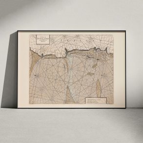 Chart of Jutland 1700 - Engelsk skort