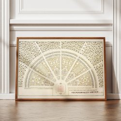 Fredensborg Slotshave 1720 - Plakat