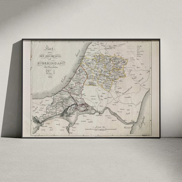 Hjrring Amt 1825 - Den sndre del