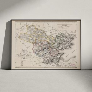 Vejle Amt 1827 - Kort & plakat