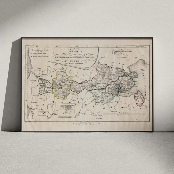 Aabenraa og Lgumkloster Amter 1829