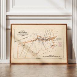 Vesterbro 1841 - Bykort - Plakat