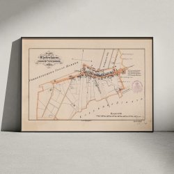 Vesterbro 1841 - Bykort - Plakat