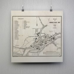 Odense By 1839 - Bykort