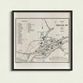 Odense By 1839 - Bykort