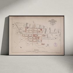 Christianshavn 1841 - Kvarterkort af Kbenhavn