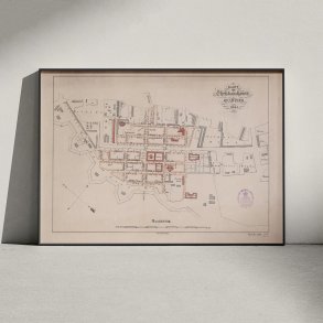 Christianshavn 1841 - Kvarterkort af Kbenhavn